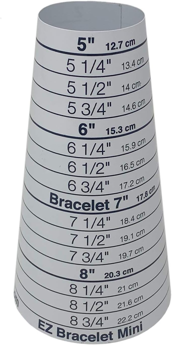 Eurotool EZ Bracelet Sizer Mandrel - Travel Size for Jewelry Making - Image 1